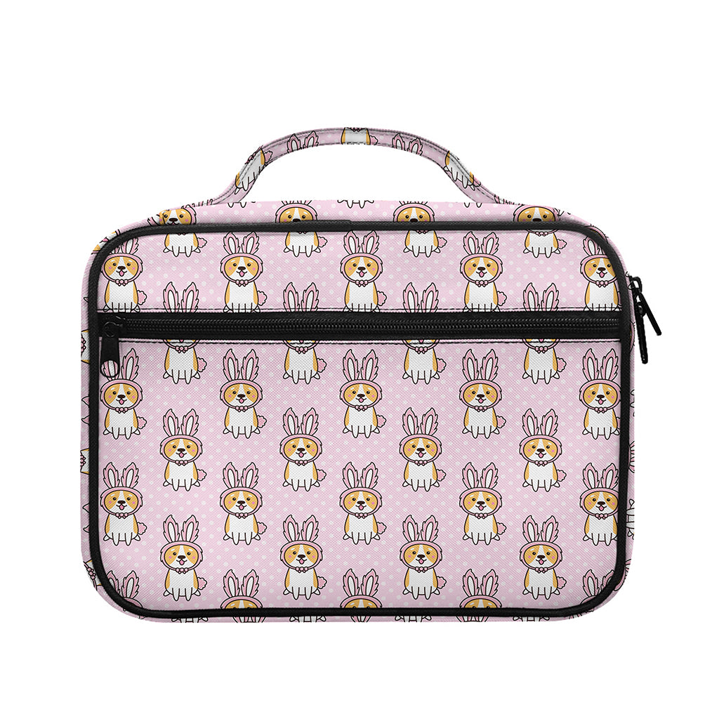 Bunny Corgi Pattern Print Briefcase Bible Bag