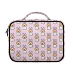 Bunny Corgi Pattern Print Briefcase Bible Bag