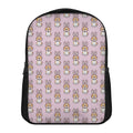 Bunny Corgi Pattern Print Casual Backpack