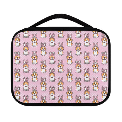 Bunny Corgi Pattern Print Classic Bible Case
