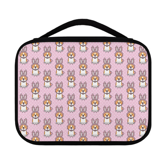 Bunny Corgi Pattern Print Classic Bible Case