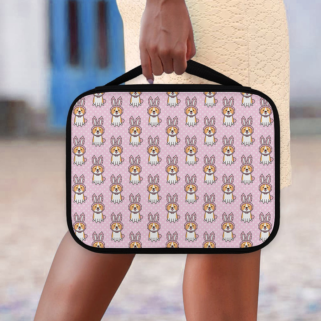 Bunny Corgi Pattern Print Classic Bible Case