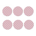 Bunny Corgi Pattern Print Coaster Set