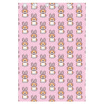 Bunny Corgi Pattern Print Curtain