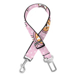 Bunny Corgi Pattern Print Dog Seat Belt