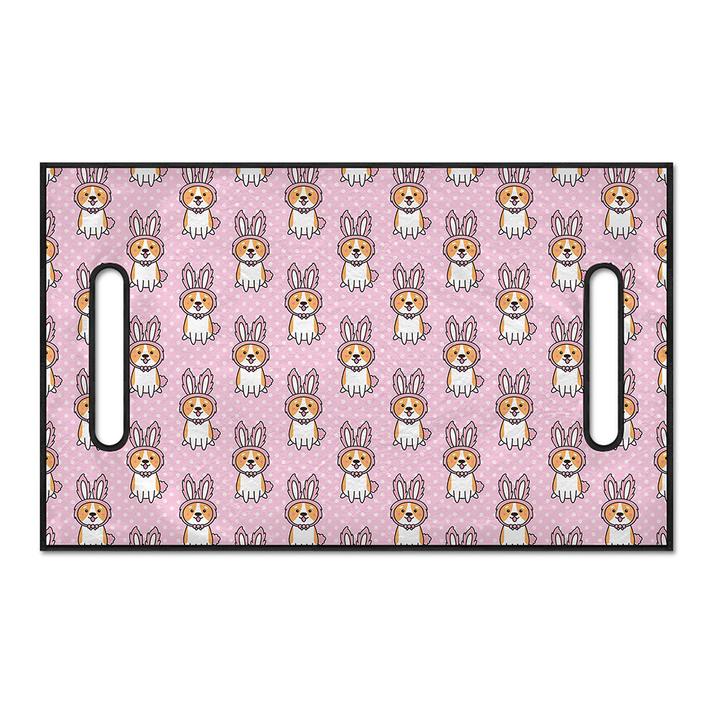 Bunny Corgi Pattern Print Golf Cart Seat Cover