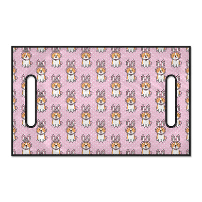Bunny Corgi Pattern Print Golf Cart Seat Cover