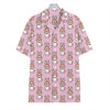 Bunny Corgi Pattern Print Hawaiian Shirt