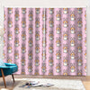 Bunny Corgi Pattern Print Pencil Pleat Curtains