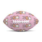 Bunny Corgi Pattern Print Rugby Ball