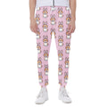 Bunny Corgi Pattern Print Joggers