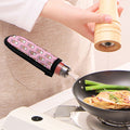 Bunny Corgi Pattern Print Skillet Handle Cover