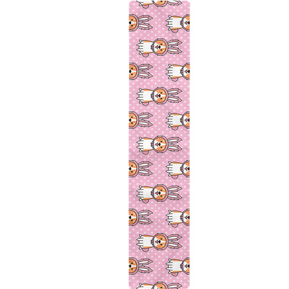 Bunny Corgi Pattern Print Table Runner