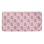 Bunny Corgi Pattern Print Towel