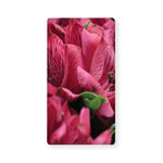 Burgundy Alstroemeria Print Baby Crib Sheet