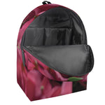 Burgundy Alstroemeria Print Backpack