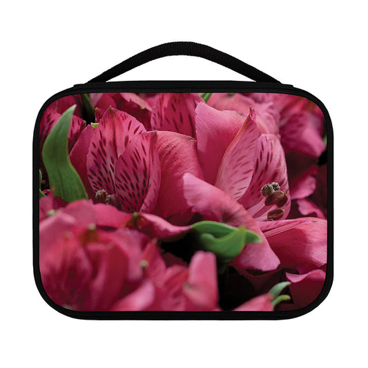 Burgundy Alstroemeria Print Classic Bible Case