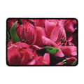 Burgundy Alstroemeria Print Kitchen Mat