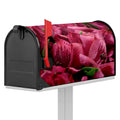Burgundy Alstroemeria Print Mailbox Cover