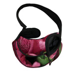 Burgundy Alstroemeria Print Pet Sling Carrier