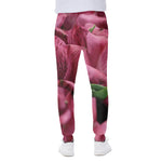 Burgundy Alstroemeria Print Scuba Joggers