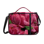 Burgundy Alstroemeria Print Shoulder Strap Bible Bag