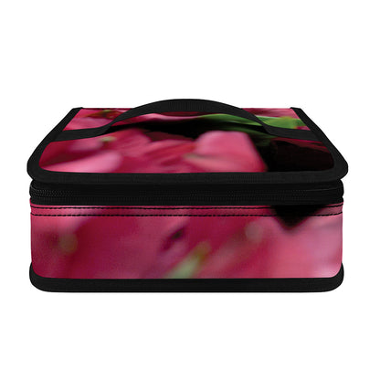 Burgundy Alstroemeria Print Small Lunch Bag
