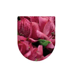 Burgundy Alstroemeria Print Toilet Lid Cover