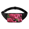 Burgundy Alstroemeria Print Waist Bag