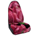 Burgundy Alstroemeria Print Waterproof Car Seat Cover