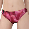 Burgundy Alstroemeria Print Women's Panties