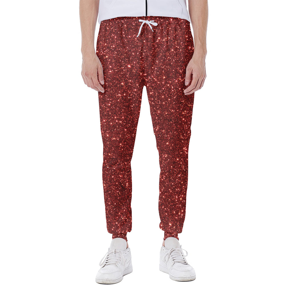 Burgundy Glitter Artwork Print (NOT Real Glitter) Scuba Joggers
