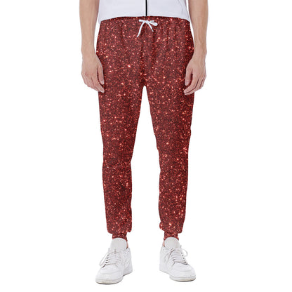 Burgundy Glitter Artwork Print (NOT Real Glitter) Scuba Joggers