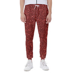 Burgundy Glitter Artwork Print (NOT Real Glitter) Scuba Joggers