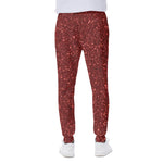 Burgundy Glitter Artwork Print (NOT Real Glitter) Scuba Joggers