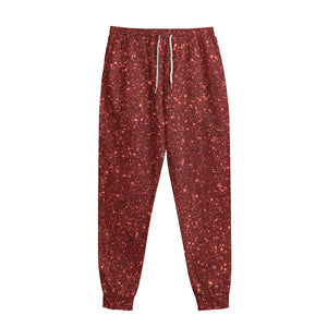 Burgundy Glitter Artwork Print (NOT Real Glitter) Sweatpants