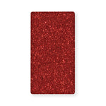 Burgundy (NOT Real) Glitter Print Baby Crib Sheet
