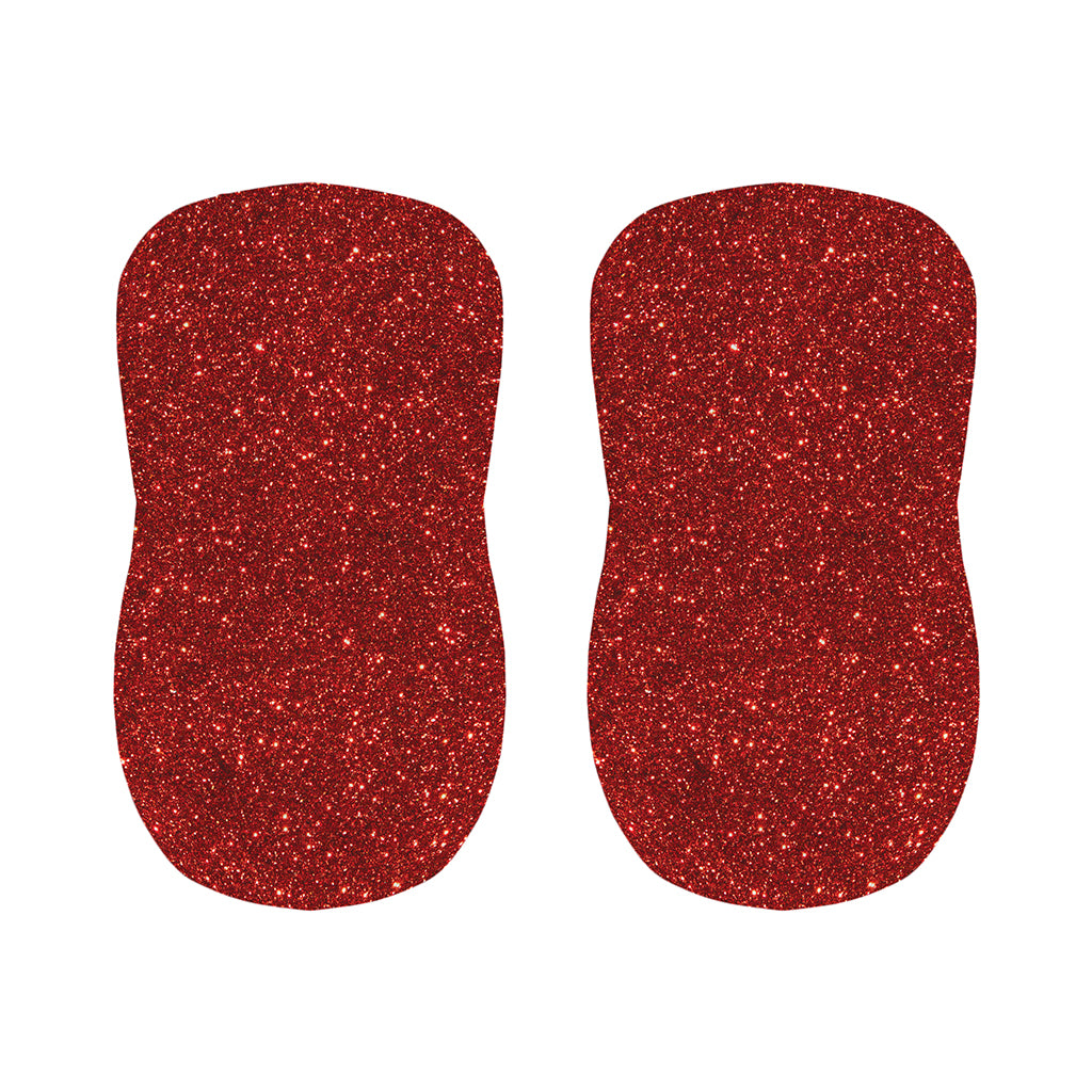 Burgundy (NOT Real) Glitter Print Bar Stool Covers
