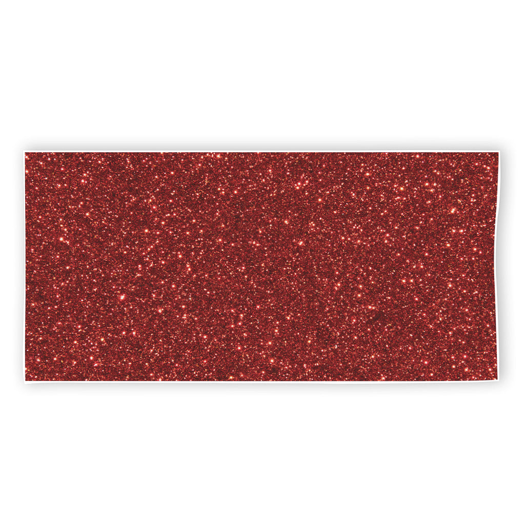 Burgundy (NOT Real) Glitter Print Beach Towel