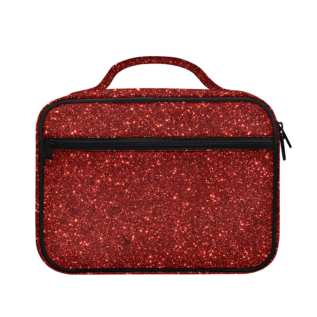 Burgundy (NOT Real) Glitter Print Briefcase Bible Bag