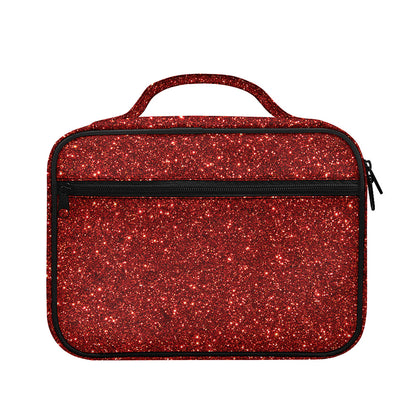 Burgundy (NOT Real) Glitter Print Briefcase Bible Bag