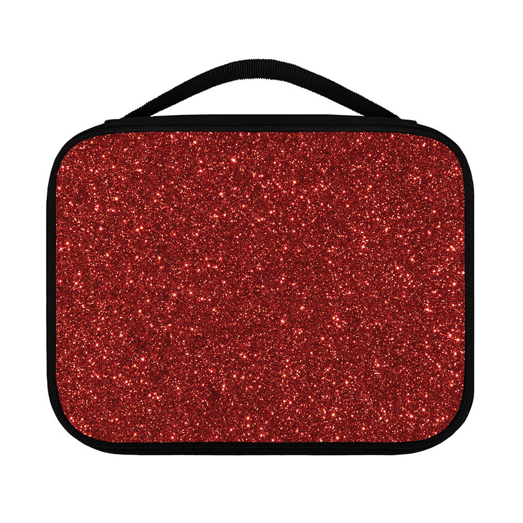 Burgundy (NOT Real) Glitter Print Classic Bible Case