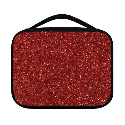 Burgundy (NOT Real) Glitter Print Classic Bible Case