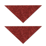 Burgundy (NOT Real) Glitter Print Dog Bandana