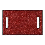 Burgundy (NOT Real) Glitter Print Golf Cart Seat Cover