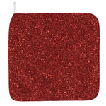 Burgundy (NOT Real) Glitter Print Hand Towel