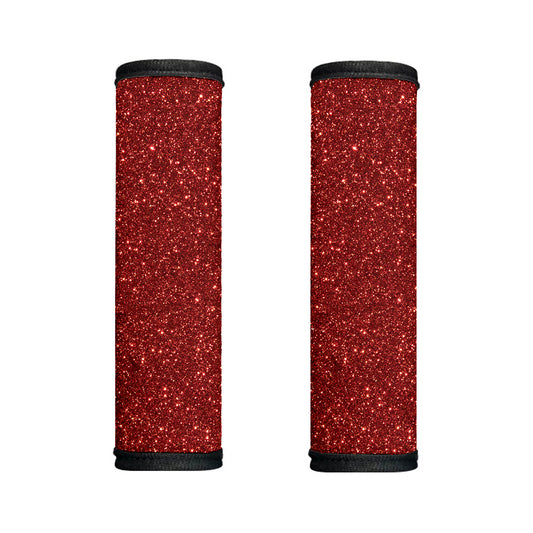 Burgundy (NOT Real) Glitter Print Handle Covers