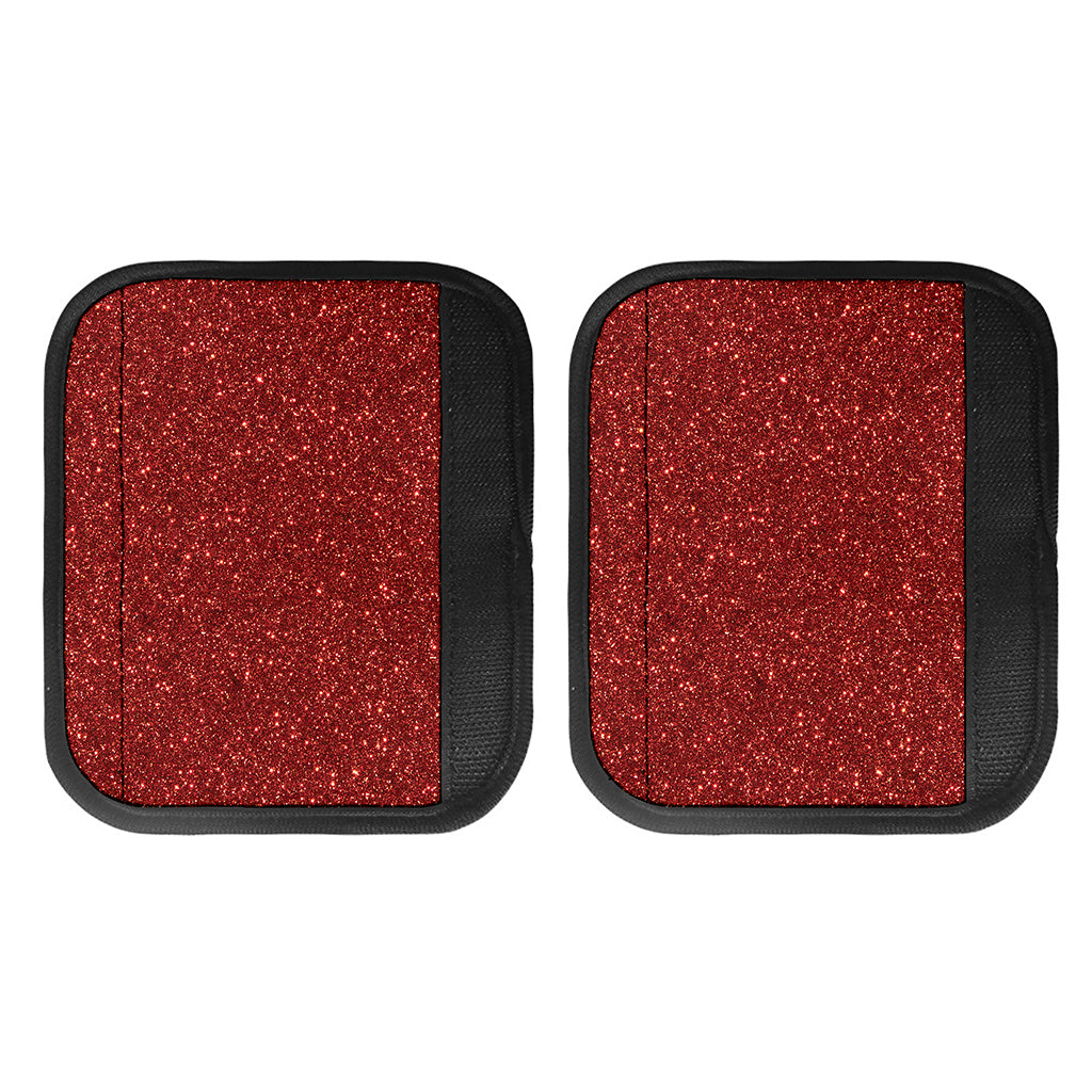 Burgundy (NOT Real) Glitter Print Handle Covers
