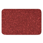 Burgundy (NOT Real) Glitter Print Indoor Door Mat