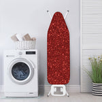 Burgundy (NOT Real) Glitter Print Ironing Board Cover